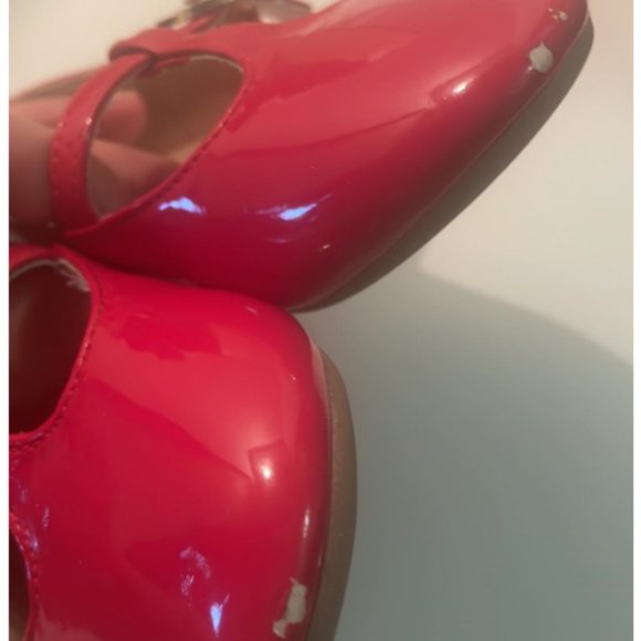 Charming Gymboree Red Patent Mary Janes  size 8 - Picture 8 of 9